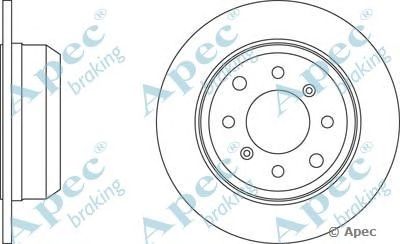 APEC BRAKING dsk708 -  Тормозной диск